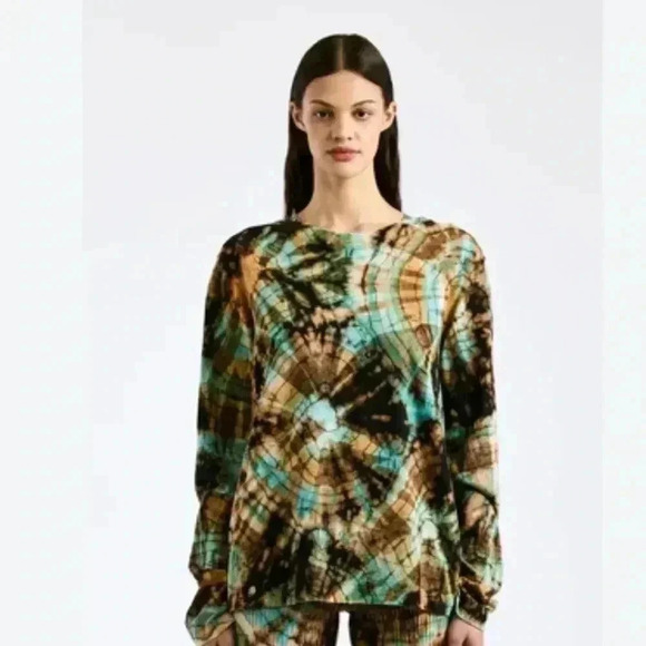 NWT Cotton Citizen Tokyo Tie Dye Long Sleeve Tee - Picture 2 of 5